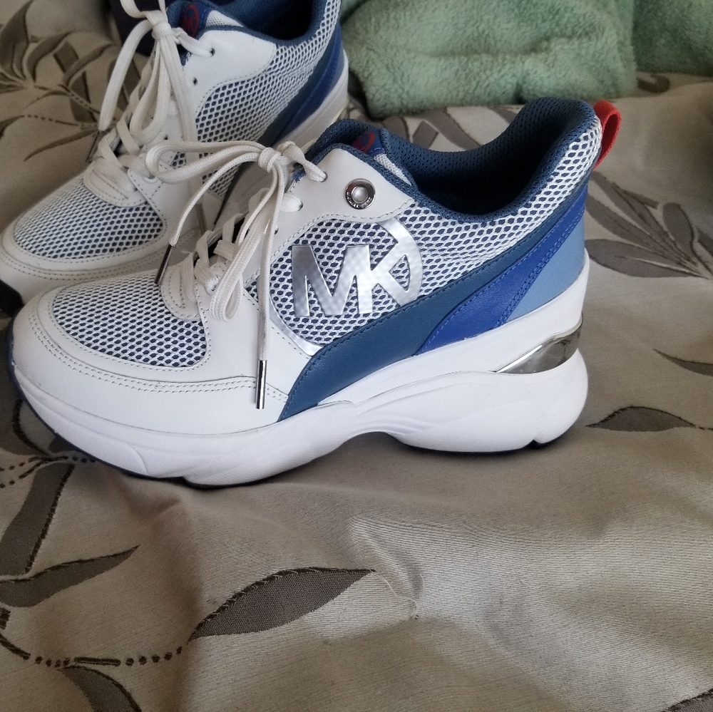 Michael Kors wedge tennis shoe sneakers. Never worn.